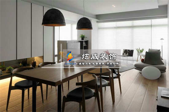 聚龍居-木質(zhì)現(xiàn)代風(fēng)-餐廳一角